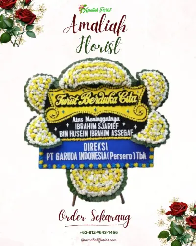 Papan Bunga Duka di Subang Mas