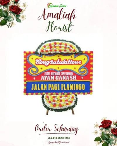 Bunga Papan Congratulation di Subang Mas